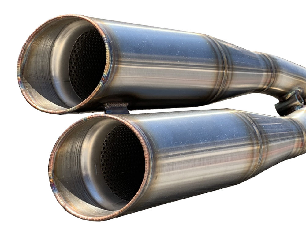 ホースパワーInc “X”Exhaust System ソフテイル ステンレス